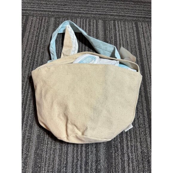 3 pcs Blue Check Bunny Baskets - Bunny Tail Canvas Blue Check with Ears - Picture 5 of 10